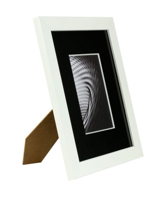 White frame with black marboard
