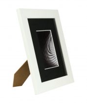 White frame with black marboard