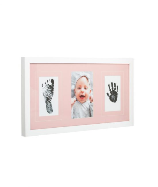 baby frame pink double inkpad side