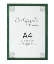 A4 green classic quality frame