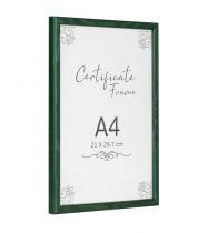 A4 green classic quality frame side