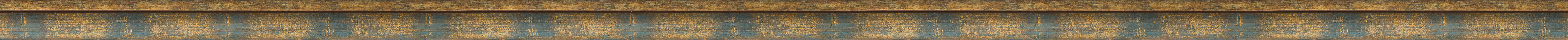 Curved blue-gold frame frame