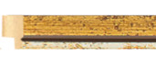 Λεπτή χρυσή κορνίζα με ασημί ρίγα frame piece