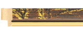 Λεπτή αντικέ κορνίζα με χρυσή ρίγα frame piece