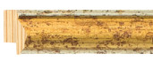 Χρυσή με ασημί κορνίζα frame piece