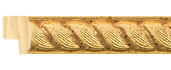 Σκαλιστή λεπτή κορνίζα με φύλλο χρυσού frame piece