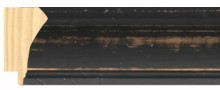 Black decape scoop frame frame piece