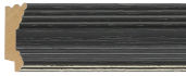 Ντεκαπέ μαύρη κορνίζα με ασημί ρίγα frame piece